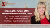 Candice Smith, CEO for Deaf Smith County Hospital District