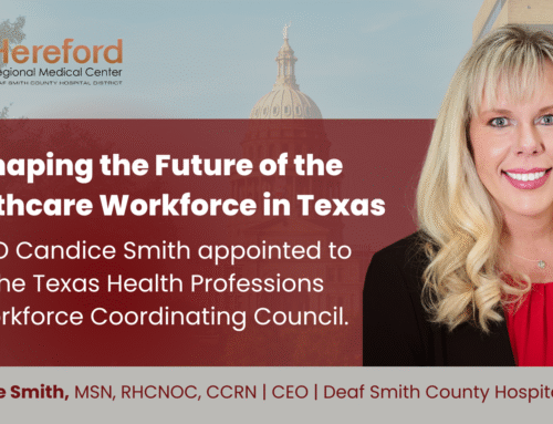 Hereford Regional Medical Center CEO Candice Smith Appointed to Statewide Health Professions Workforce Coordinating Council